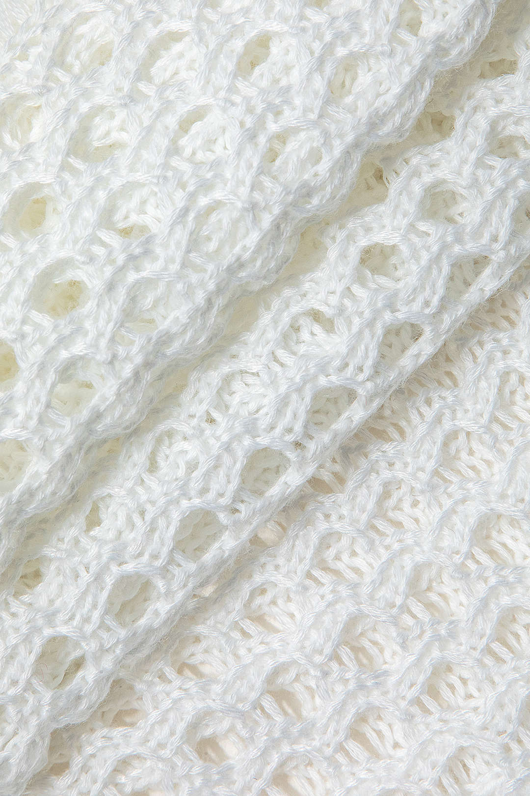 Crochet V-neck Slip Slit Cover Up
