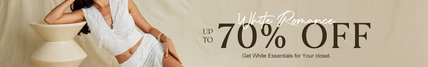 UP TO 70% OFF | WHITE ROMANCE