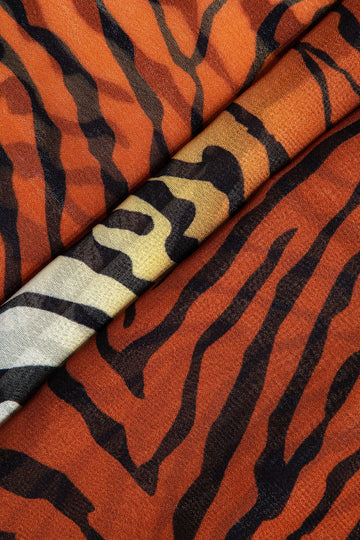 Tiger Print Cami Maxi Dress