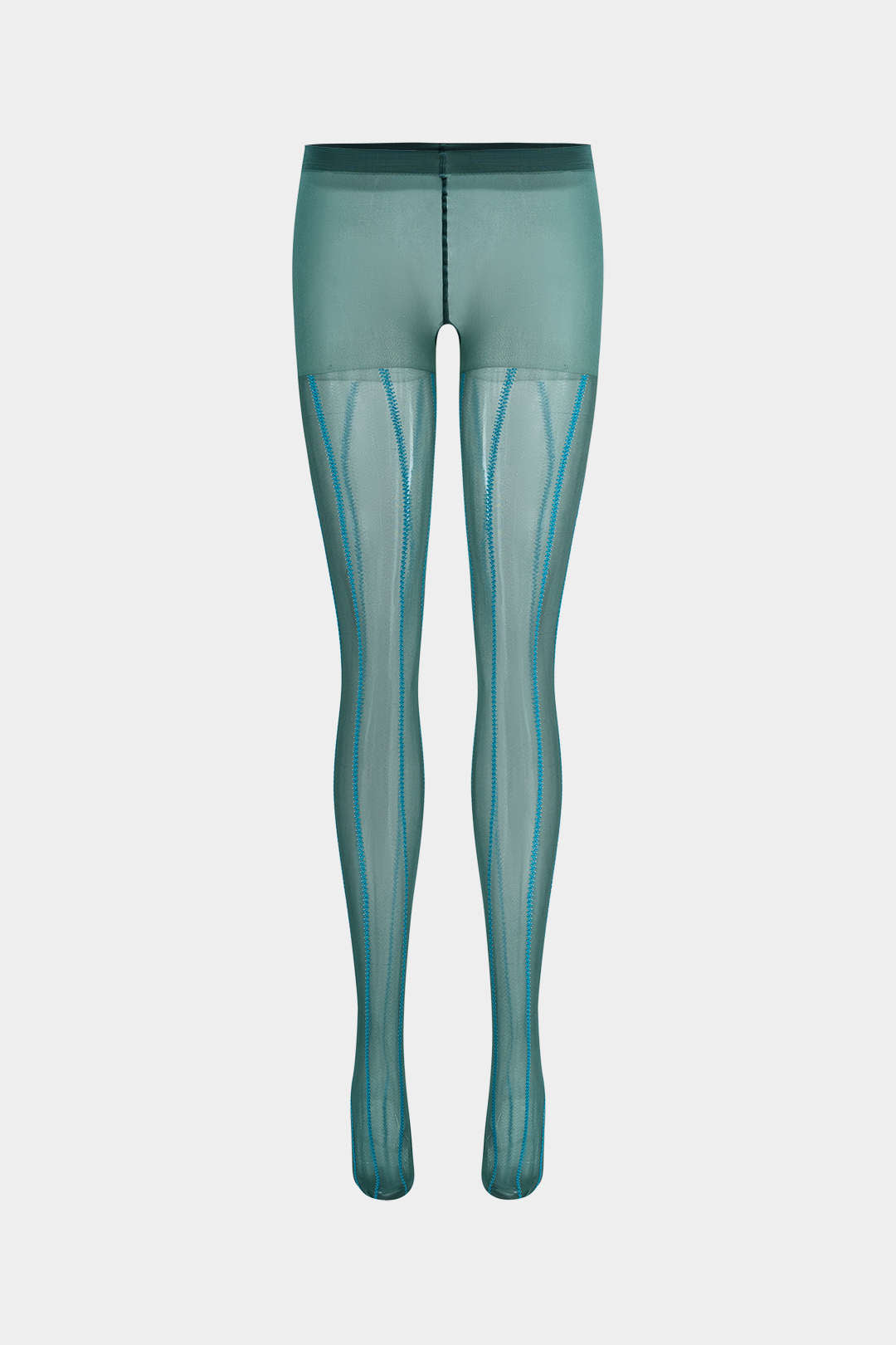 Line Jacquard Tights