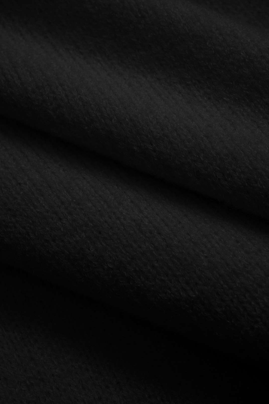 Knit Contrast Ruffle Binding Long Sleeve Dress