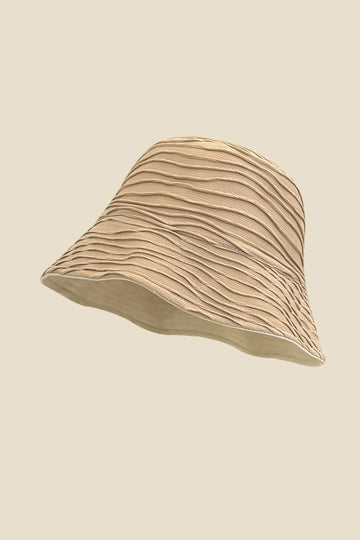 Wave Stripe Texture Reversible Bucket Hat