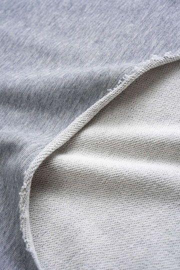 Solid Waist-Cinching Sweatshirt