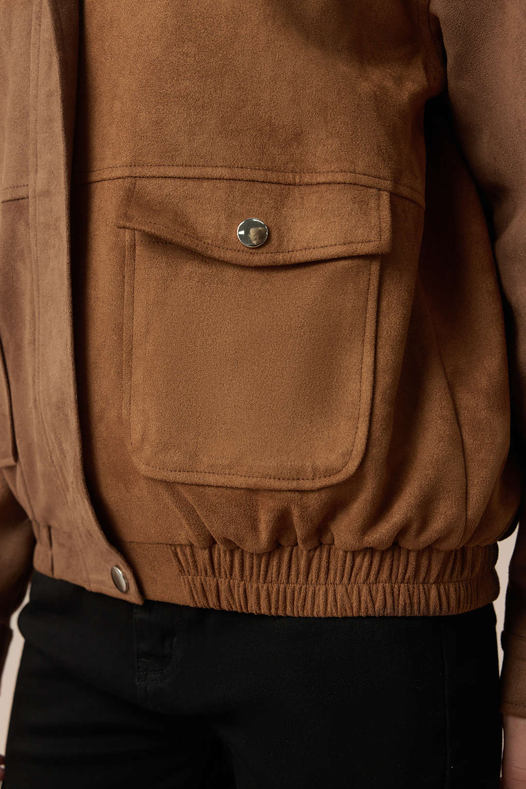 Suede Pocket Jacket