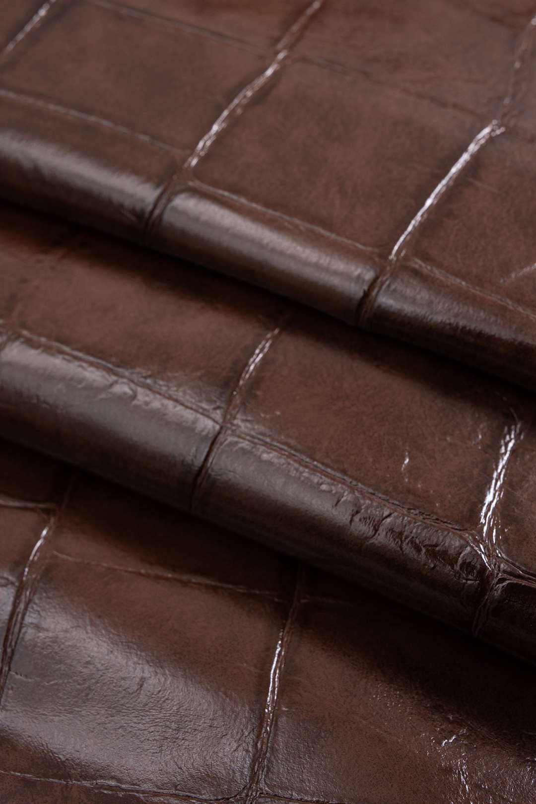 Texture Faux Leather Skirt