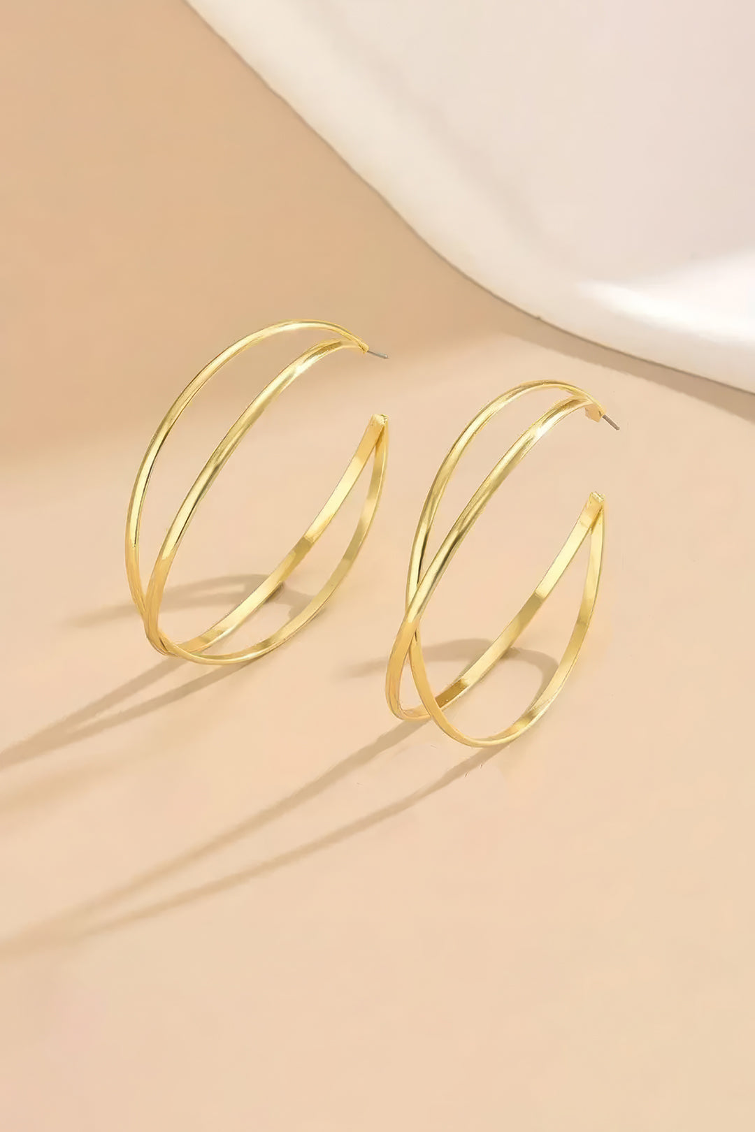 Metal Big Circle Earrings