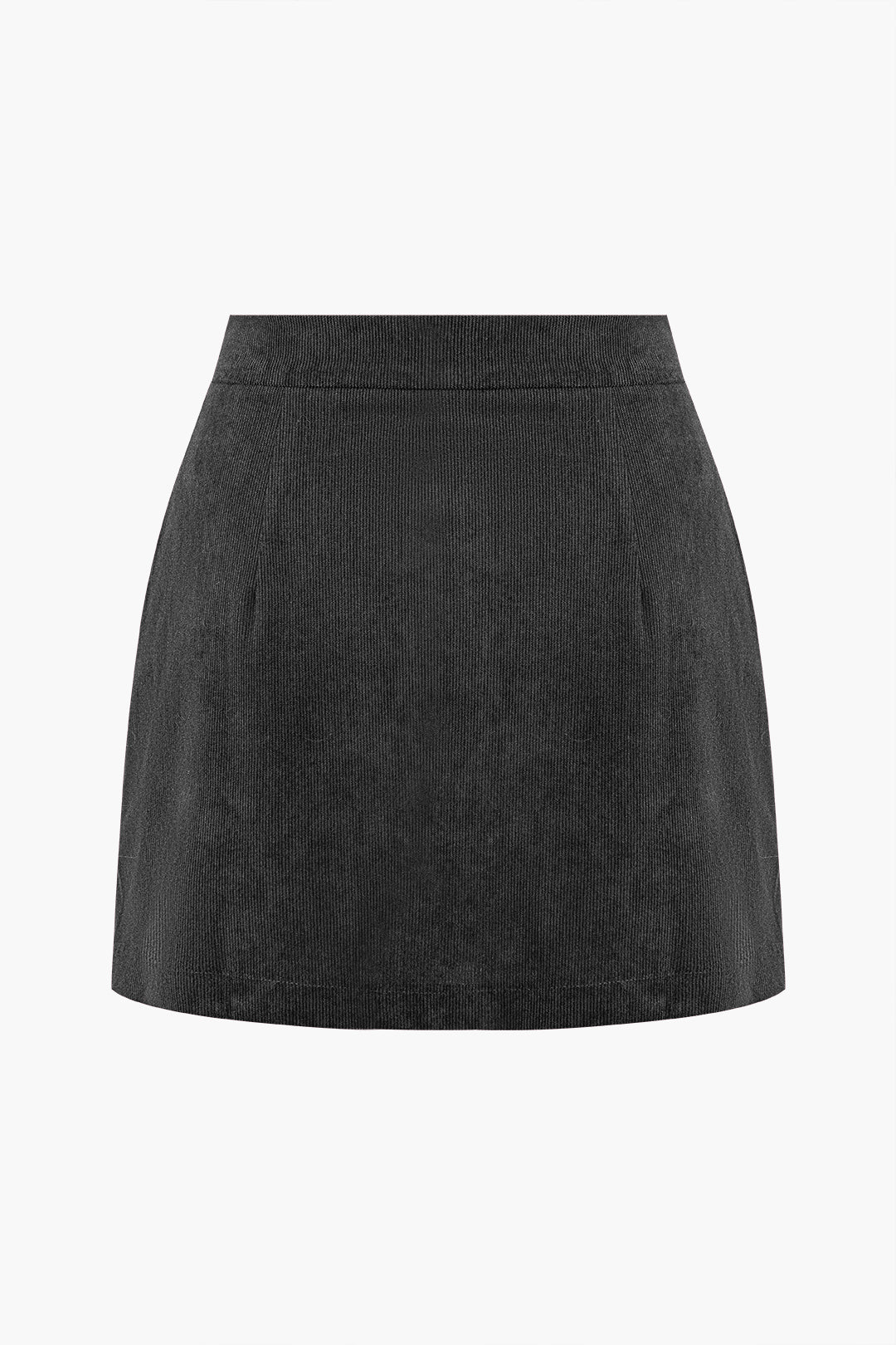 Corduroy Button Skirt