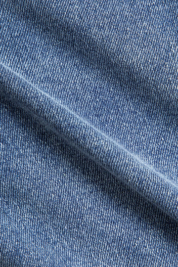 Giacca di jeans in difficoltà patch e set di minigonne