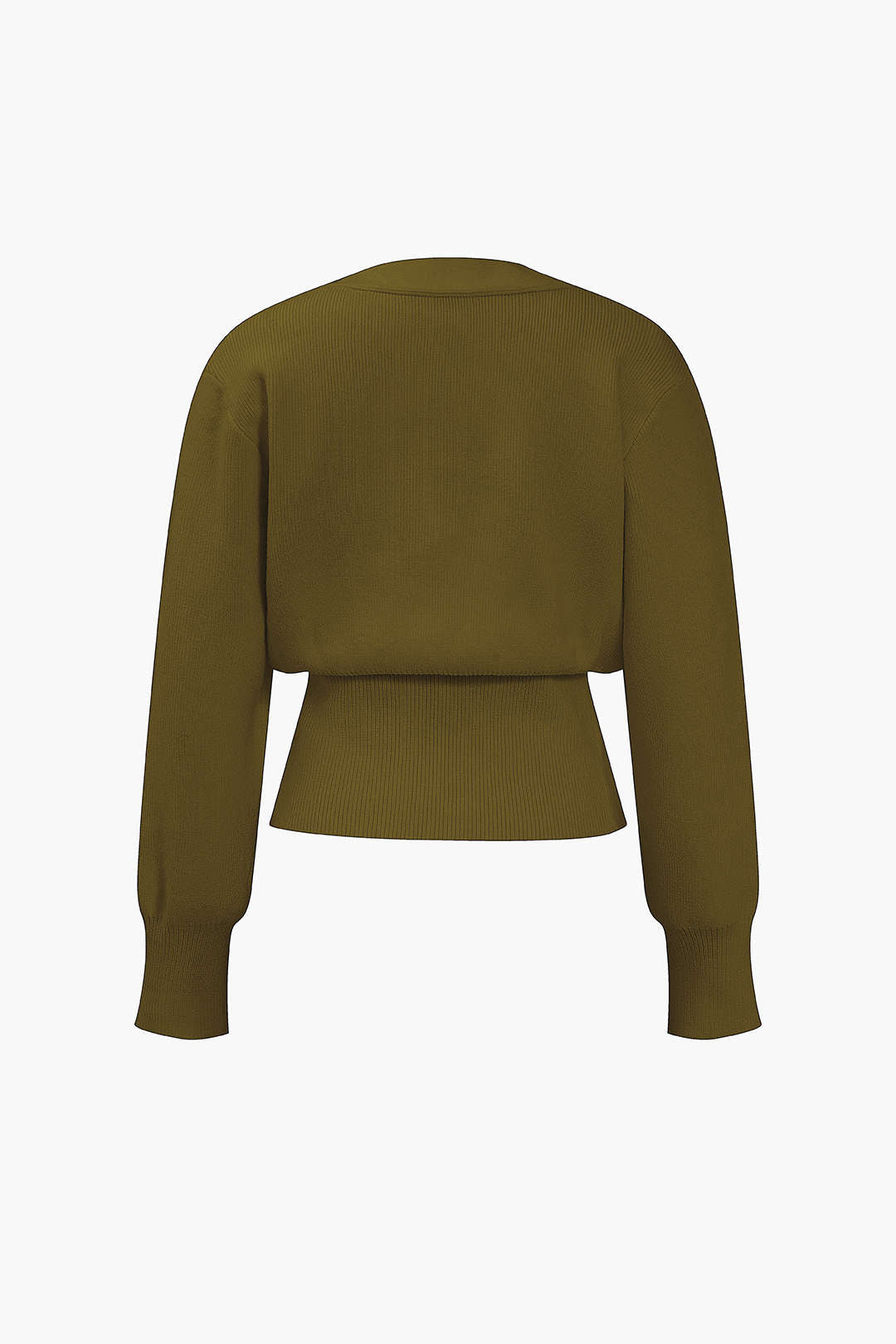 V-Neck Sweater Cardigan