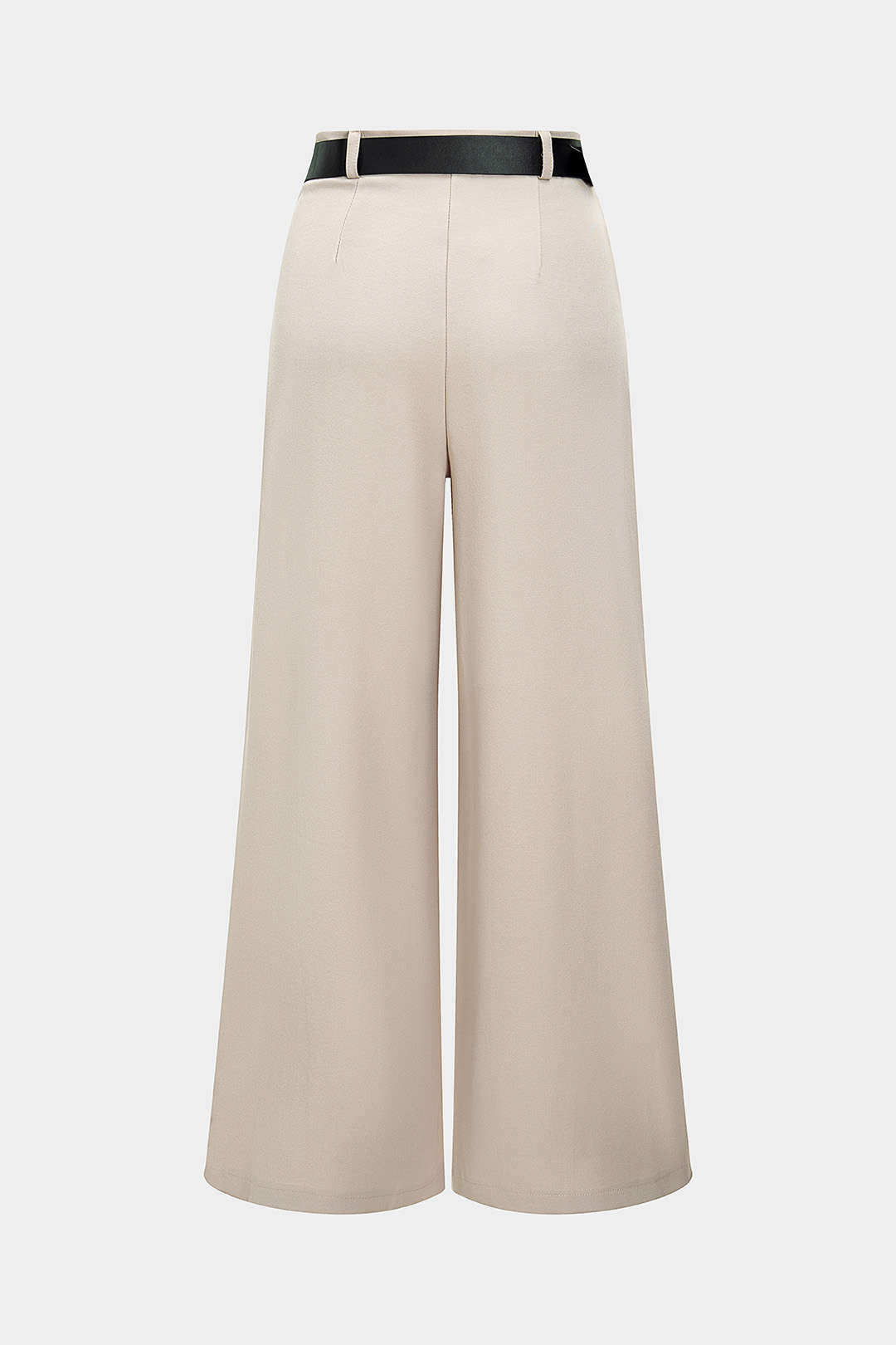 High Waist Belted Wide Leg Trousers