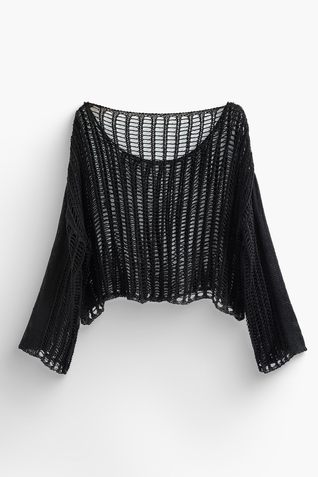 Open Knit Cover Up Top