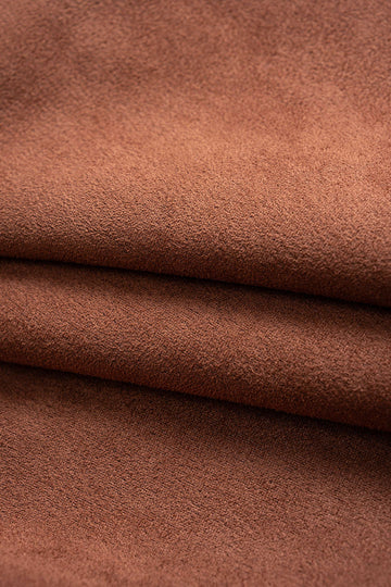 Suede Denim Patchwork Strapless Sleeveless Mini Dress