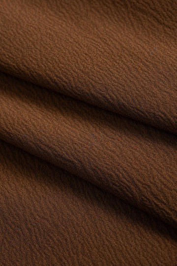 Ruched Smocked Button High Waist Skirt