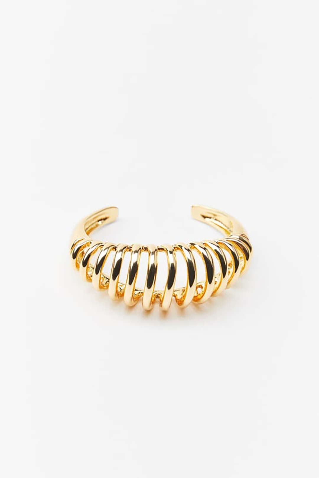 Hollow Out Spring Cuff Bangle