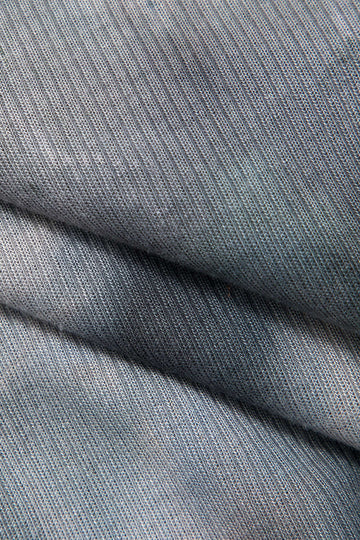 Tie-dye Stitching Asymmetrical Long Sleeve Crop Top