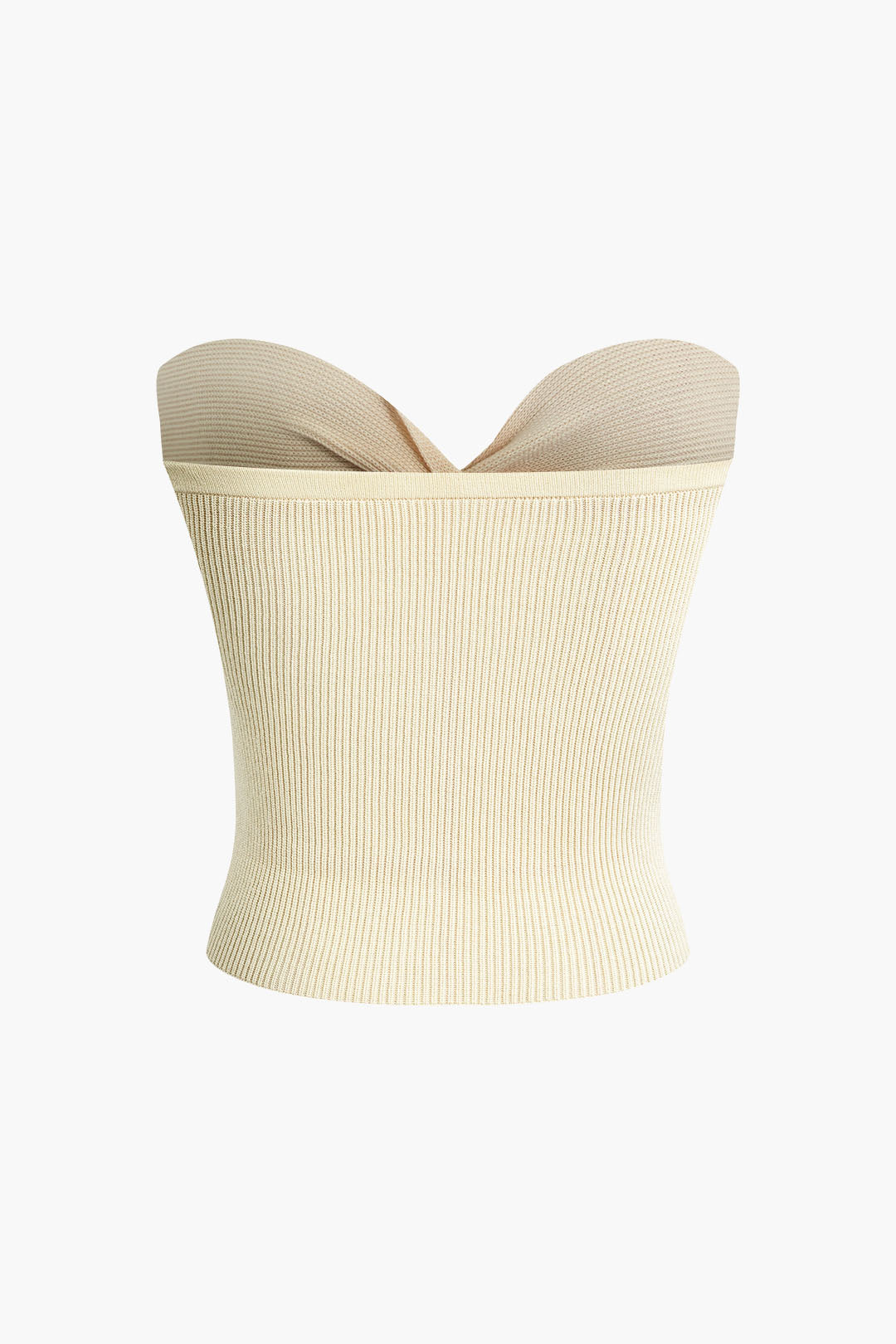 Twist Ruched Tube Top