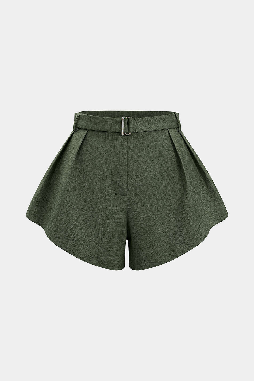 Solid Wide Leg Shorts