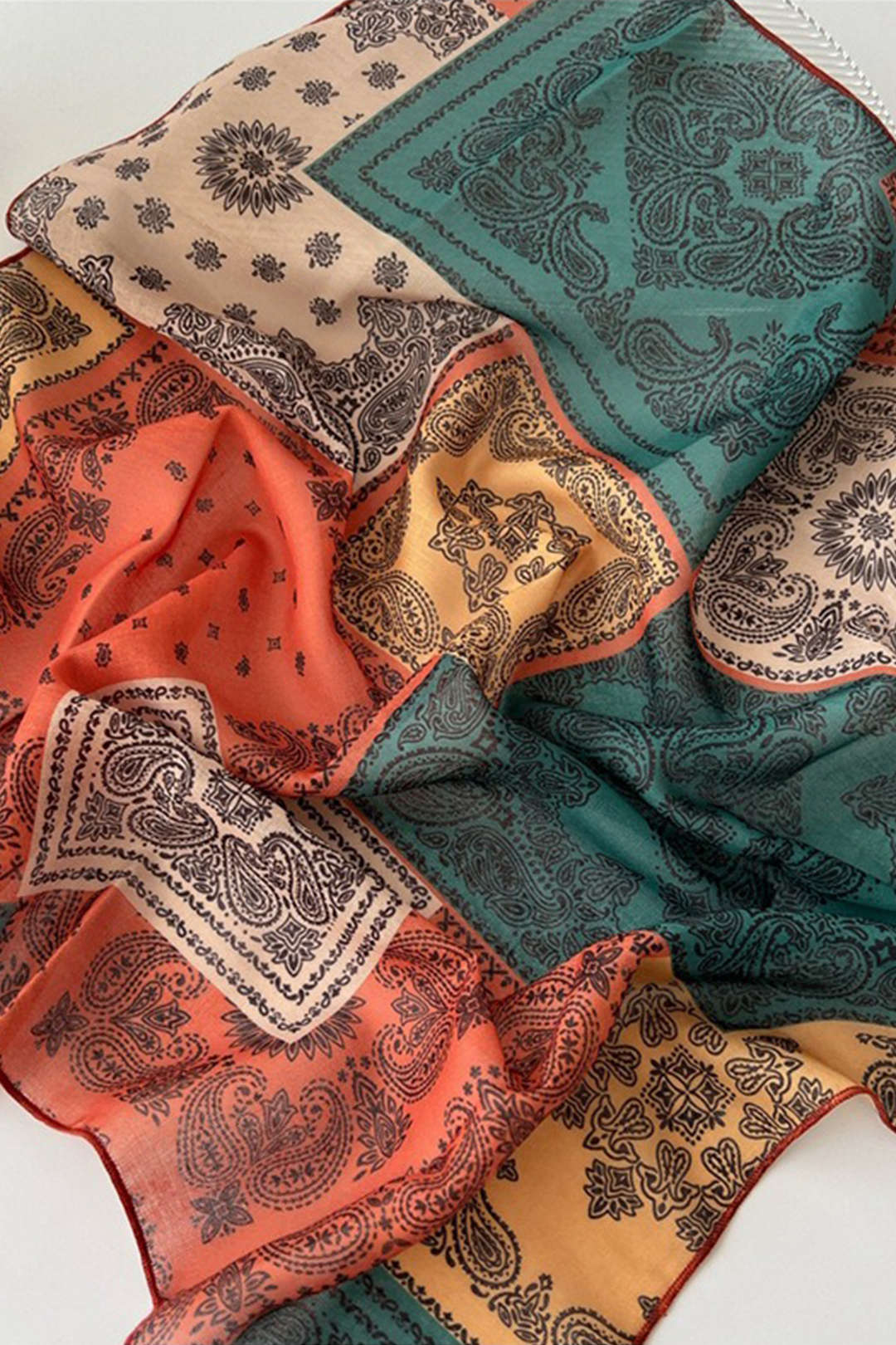 Ethnic Abstract Print Scarf