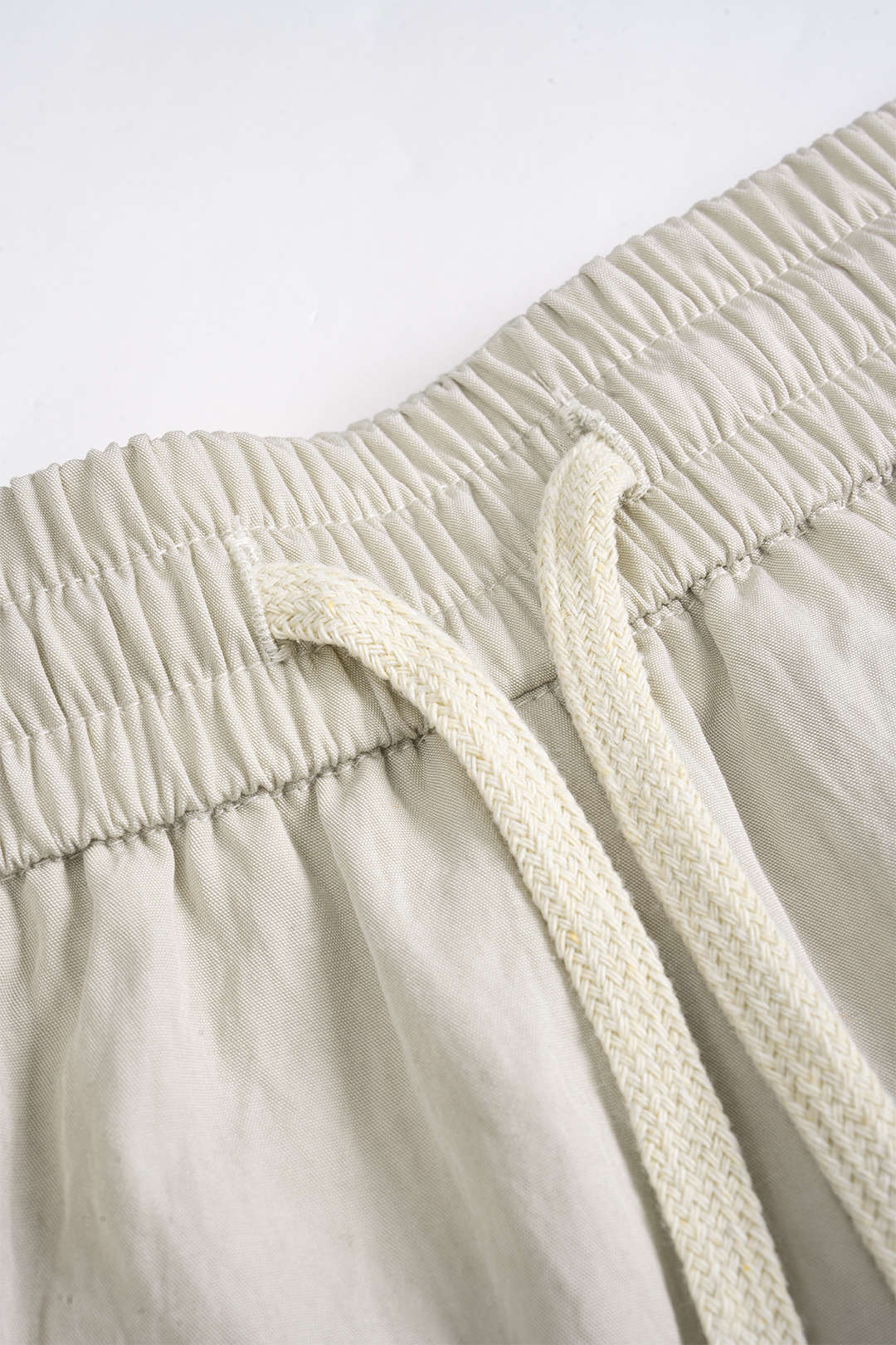 Drawstring Wide Leg Pocket Barrel Trousers