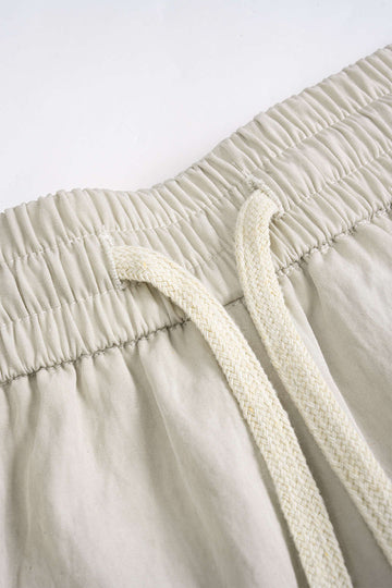 Drawstring Wide Leg Pocket Barrel Trousers