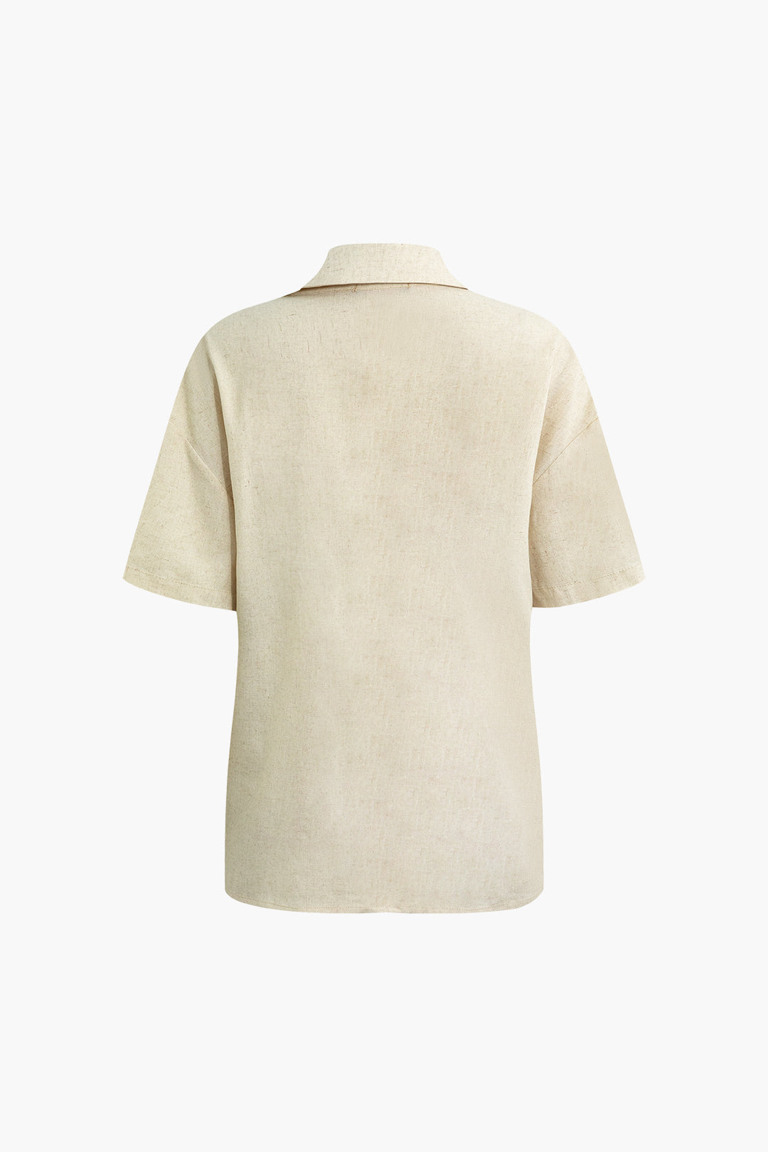 Basic Linen Short Sleeve Shirt