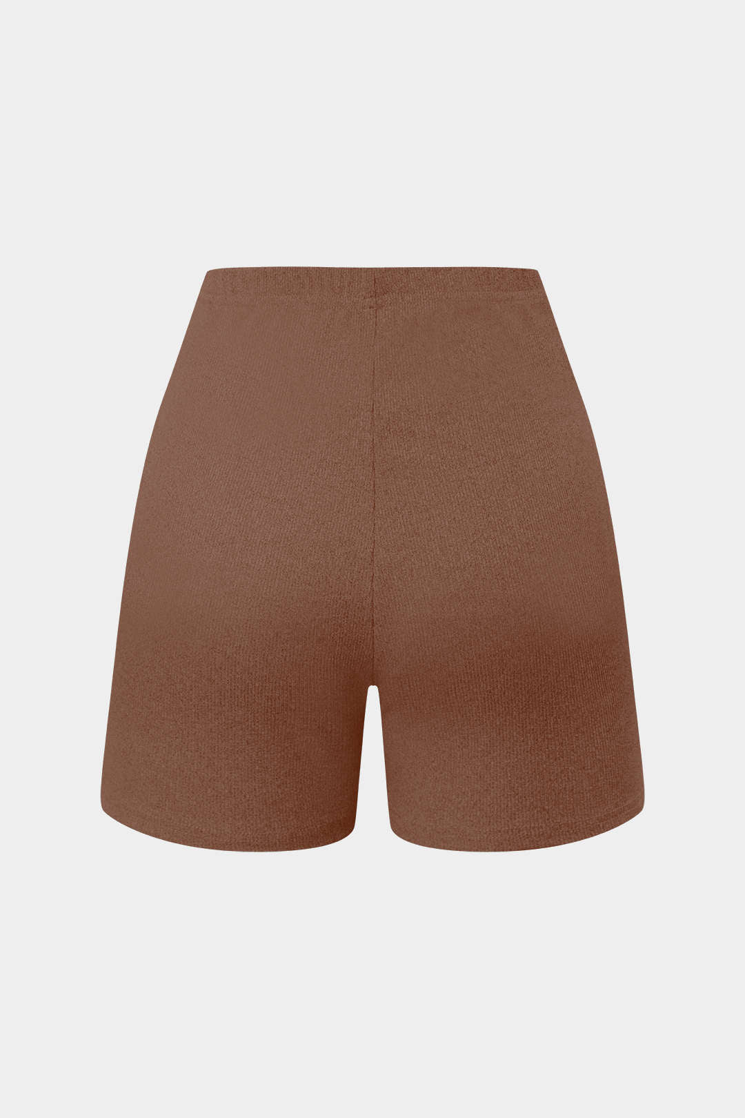 Ensemble de haut et de shorts sans bretelles de base en tricot solide