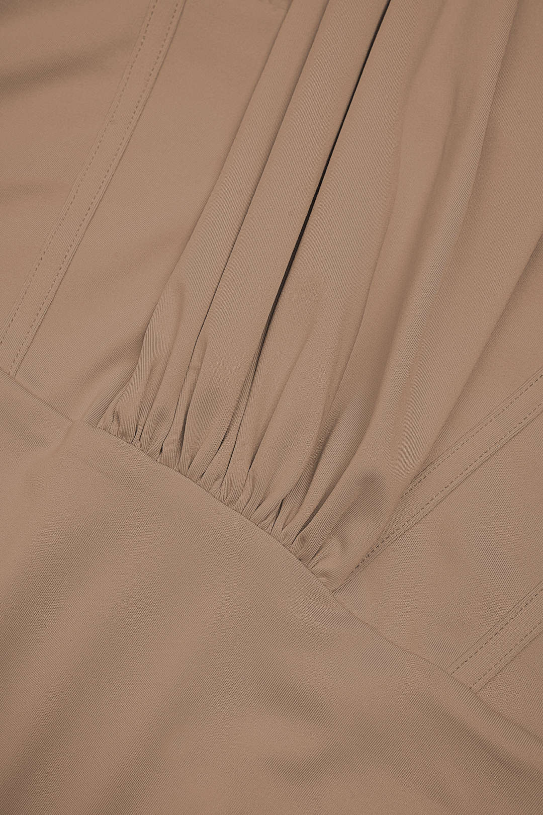 Asymmetrical Ruched Corset Zipper Long-Sleeve Bodysuit