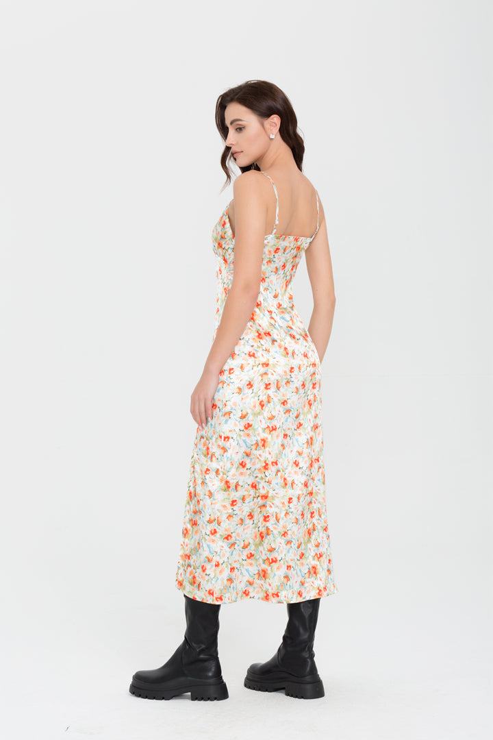 Floral Slip Midi Dress