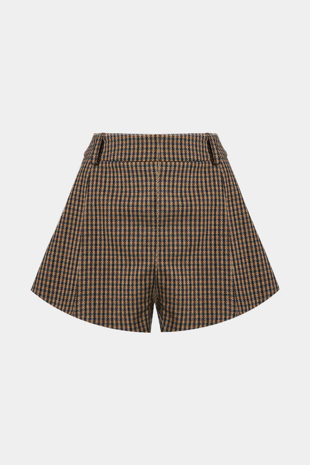 Plaid Print Pocket Shorts