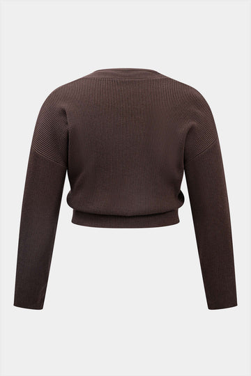 Toit de taille en tricot à pointes