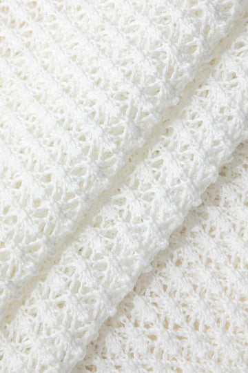 Crochet Backless Spaghetti Strap Knit Dress
