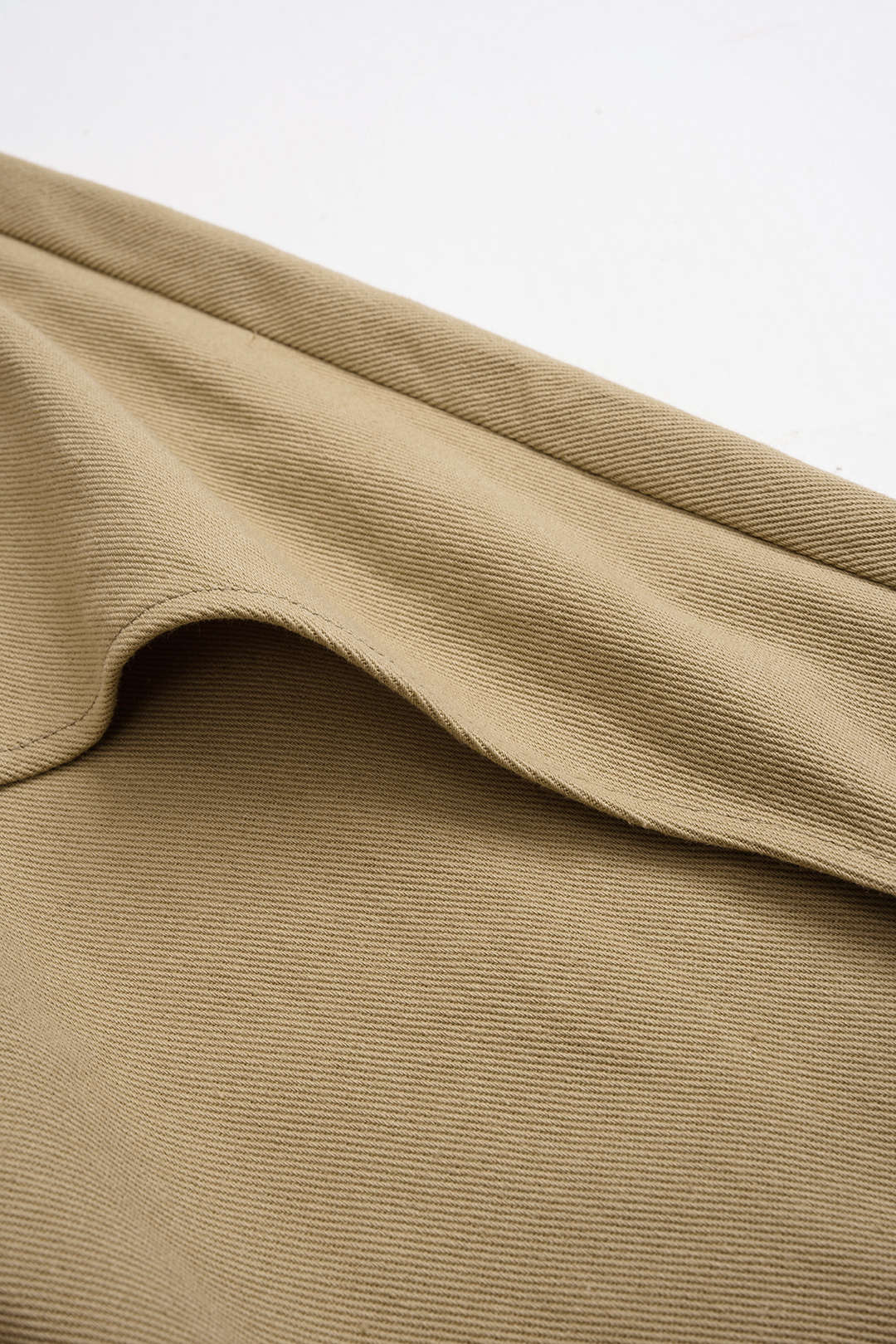 Double Waistband Cut Out Pocket Trousers