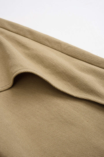 Double Waistband Cut Out Pocket Trousers