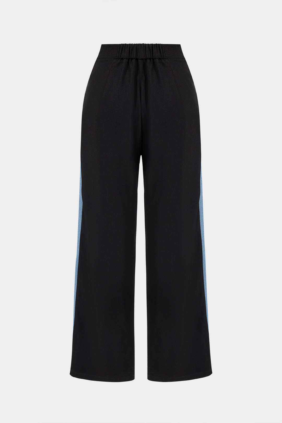 Patchwork Detail Wide Leg Trousers