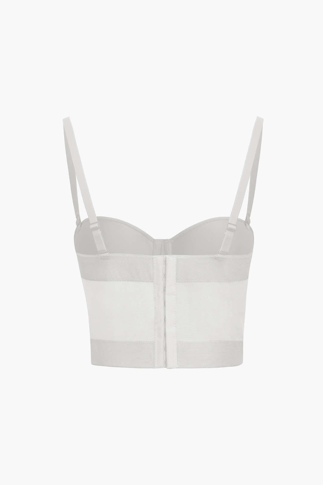 White Mesh Bustier Top – Madida Clothing