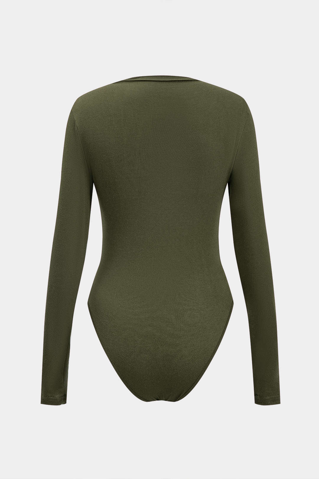 Gebreide ruches met lange mouw bodysuit