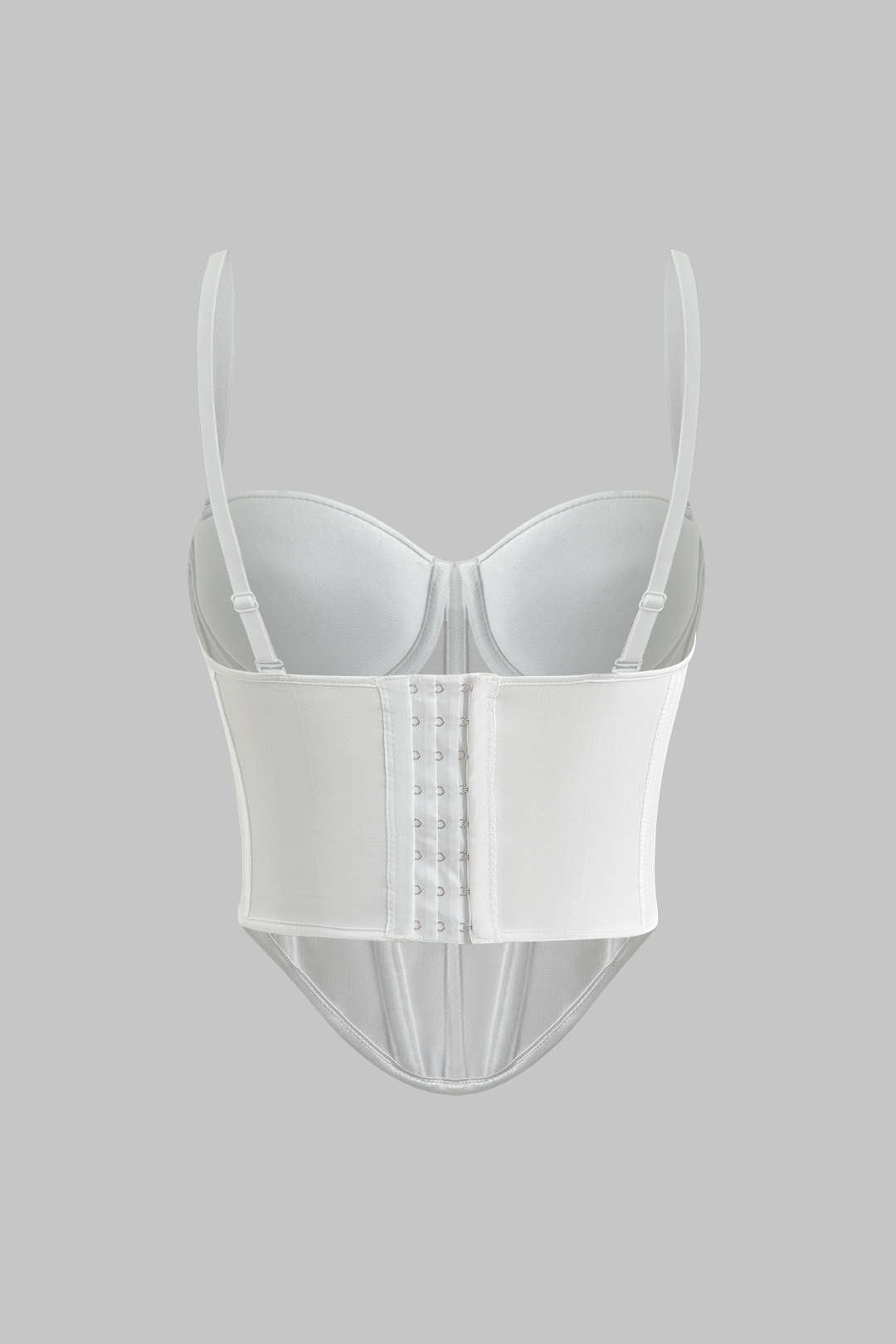 Solid Bustier Korsett Oberteil