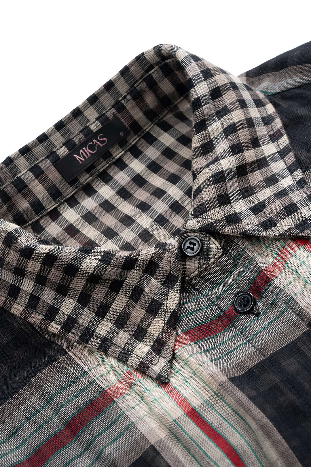 Plaid Print Long Sleeve Bodysuit