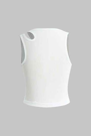 Basic Cut Out Out Tanktop