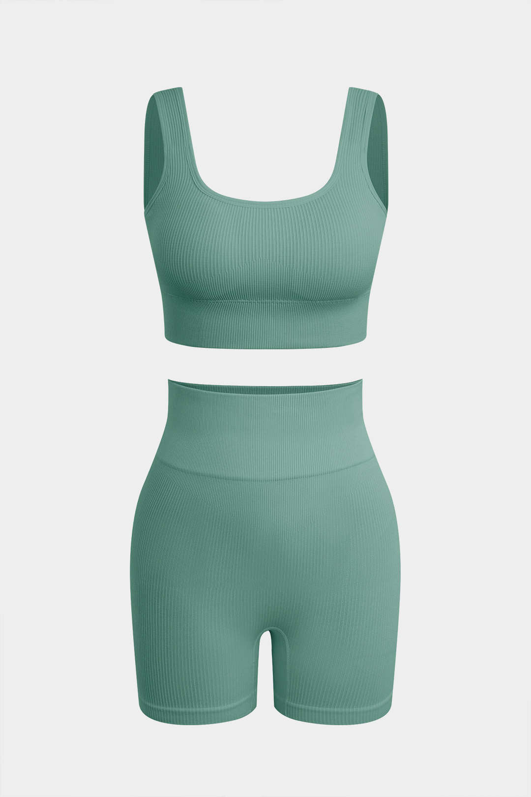 Basis -Yoga -Tanktop- und Shorts -Set