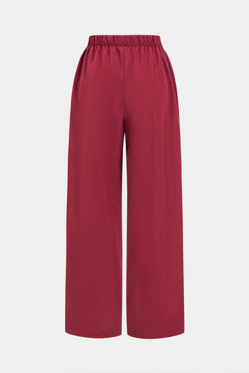 Patchwork Bow Detail Trousers