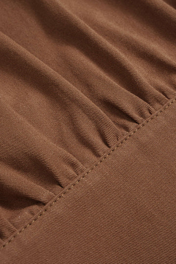 Ruched V-Neck Jacket