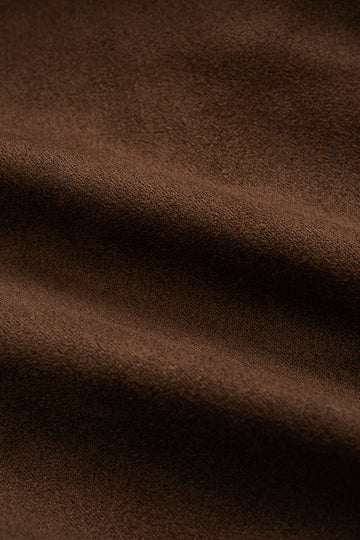 Suede Patchwork Notched Lapel Button Jacket