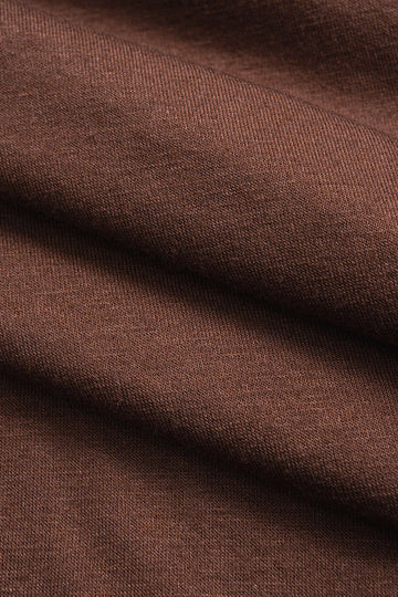 Faux Leather Patchwork Ruched Short-Sleeve Maxi Dress