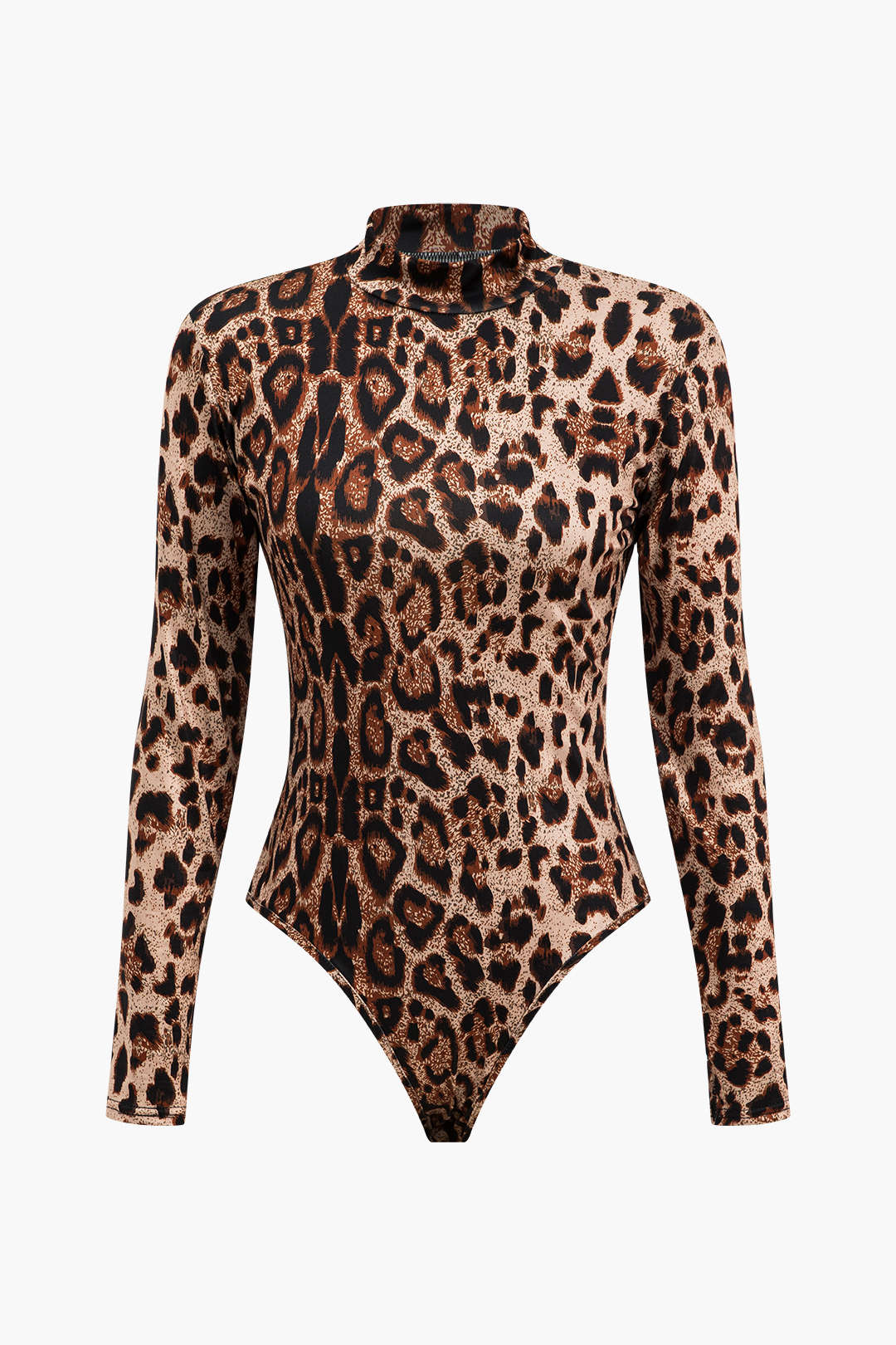 Leopardenmuster Langarmbodysuit