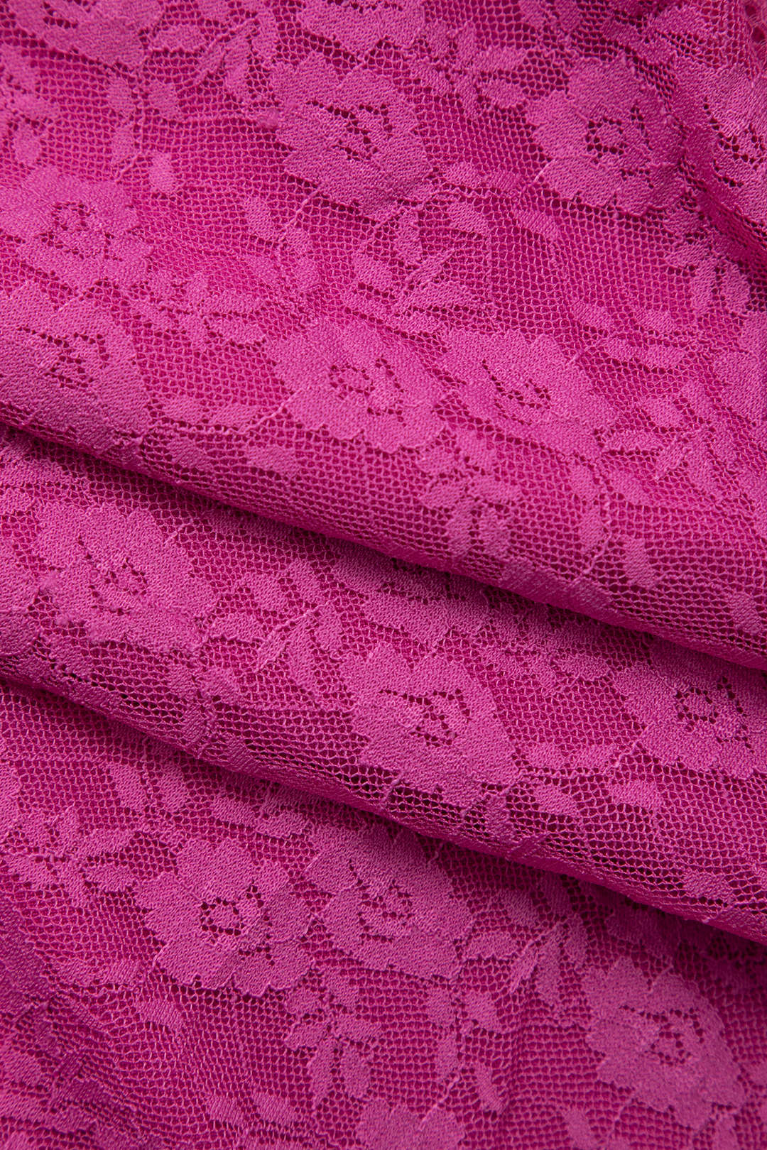 Ruffle Asymmetrical Tie Backless Round Neck Lace Mini Dress
