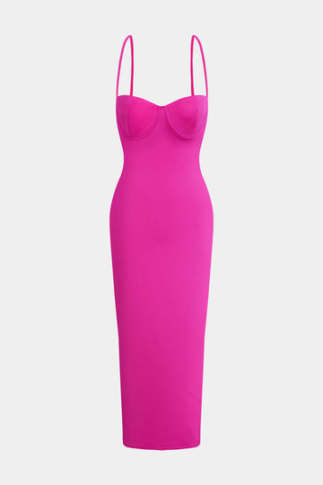 Maxi Dress Bażiku Solid Slip