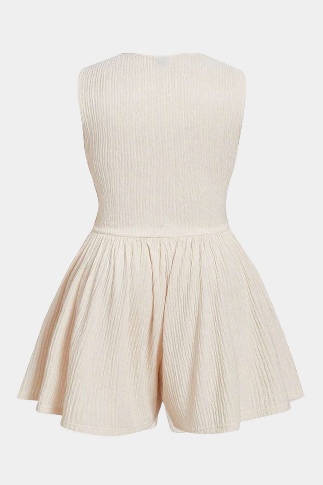 Plus Size Ruched Sleeveless Wide Leg Jumpsuit