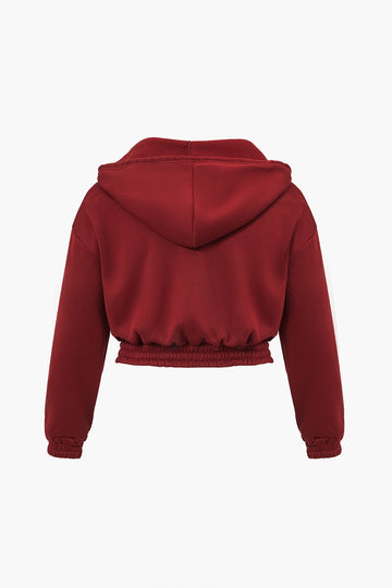 Συν το μέγεθος στερεό γραβάτα μπροστινό hoodie και δεξαμενή κορυφή και παντελόνια σετ