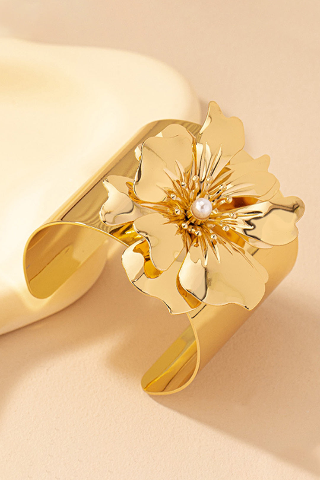 Floral Cuff Bracelet